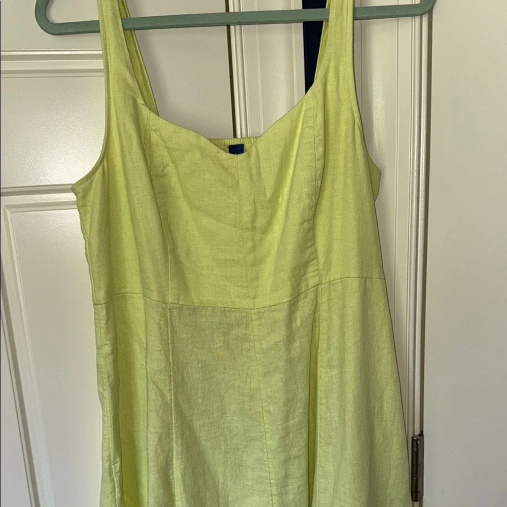 Bright Yellow/Green Spring Dress - Picture 3 of 3